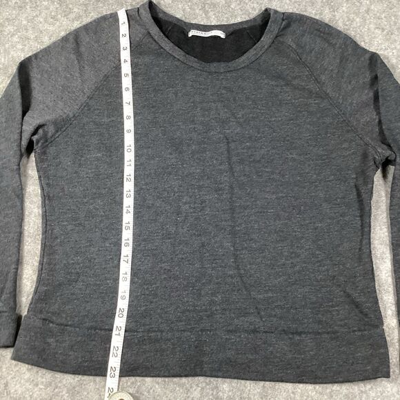 Stateside Women’s Medium Sweatshirt Crew Neck Charcoal Gray Pullover Casual Boho - Picture 7 of 13